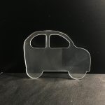 Şeffaf Araba Magnet 7cm