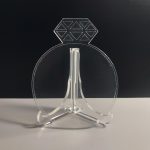 Şeffaf Pırlanta-Yüzük  Magnet 7cm