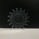 Şeffaf Güneş Magnet 7cm