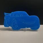 Mavi Şimşek McQueen Magnet 7 cm