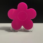 Pembe Papatya Çiçeği Magnet 7 cm