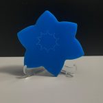 Mavi Çiçek Magnet 7 cm