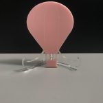 Pembe Uçan Balon Magnet 7 cm