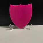 Pembe Rozet  Magnet  7 cm