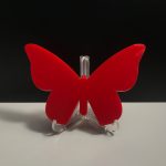 Kırmızı Kelebek Magnet 7 cm