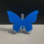 Mavi Kelebek Magnet 7 cm